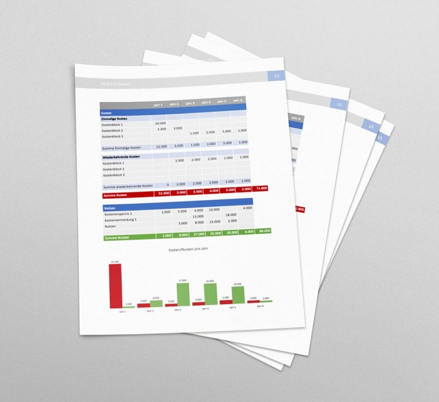 Vorlage Business Case