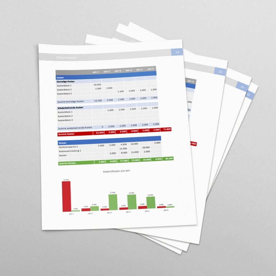 Vorlage Business Case
