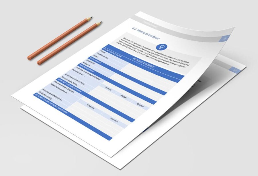 Risikoamanagement im Projekt - Word-Vorlagen