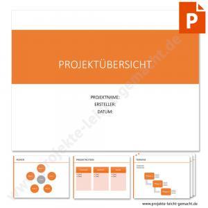 PowerPoint-Vorlage Projektübersicht