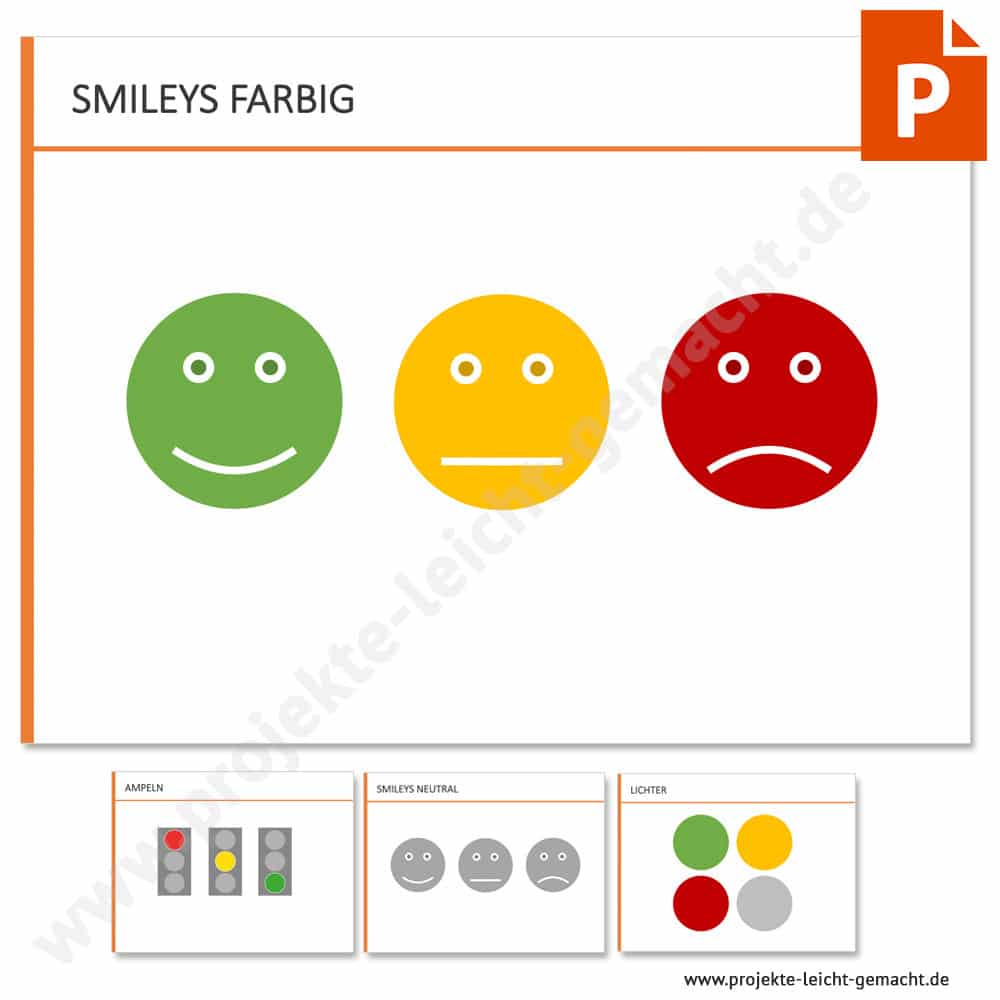 Vorlage Smileys Und Ampeln Projekte Leicht Gemacht