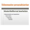 PowerPoint-Präsentation Projektmanagement mit personalisierbarem Folienmaster