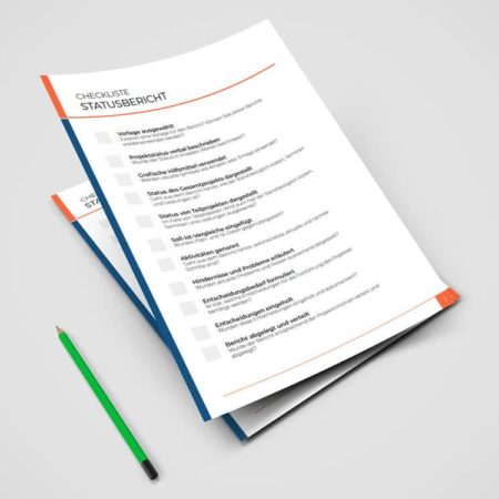 Checkliste Statusbericht