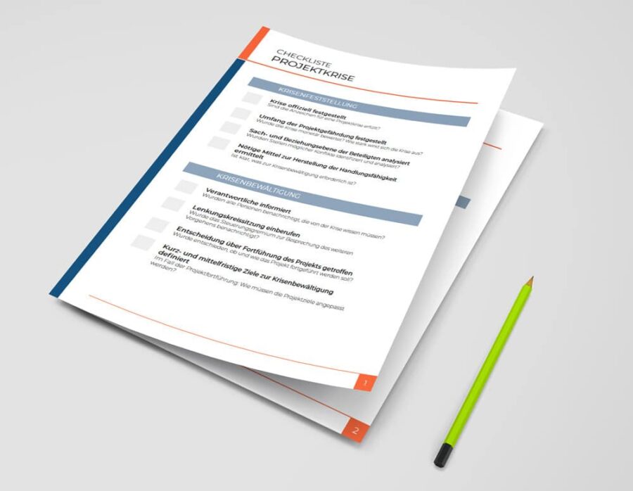 Checkliste Projektkrise