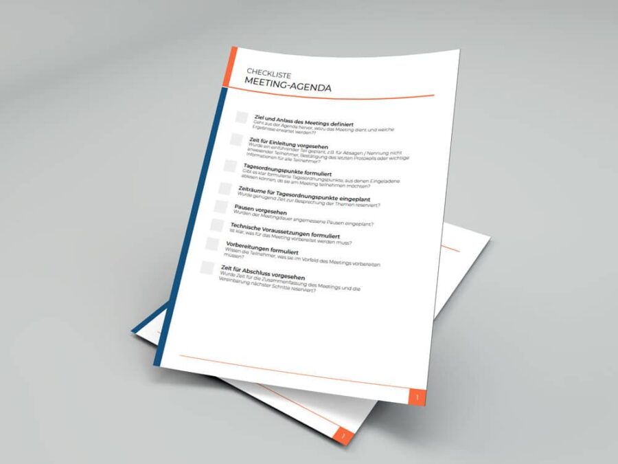 Checkliste Meeting-Agenda