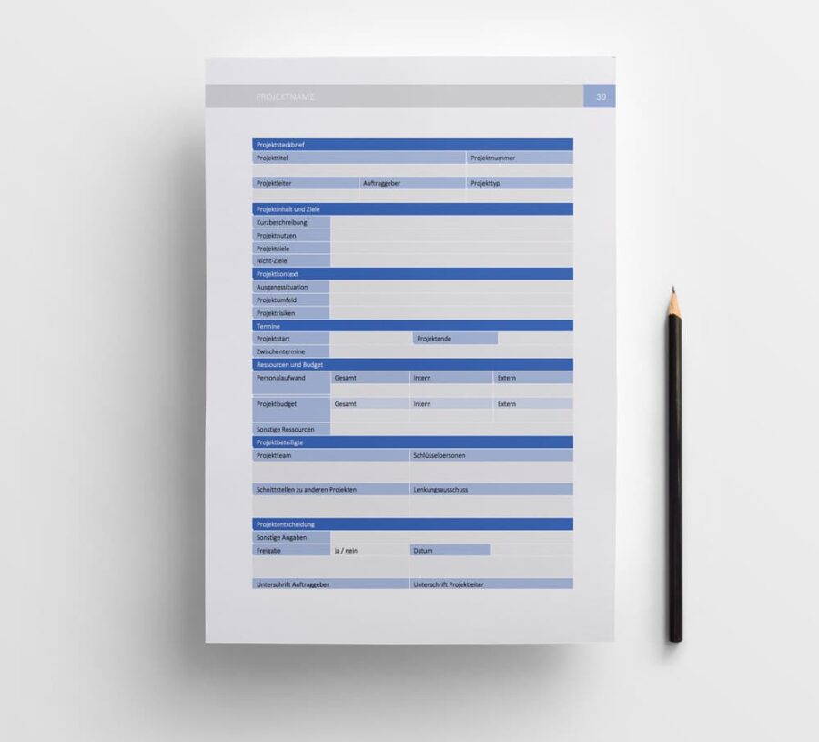 Step-by-Step-Guide Projektplan