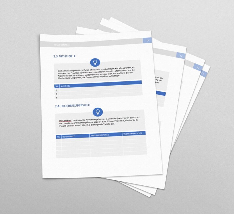 Step-by-Step-Guide Projektplan