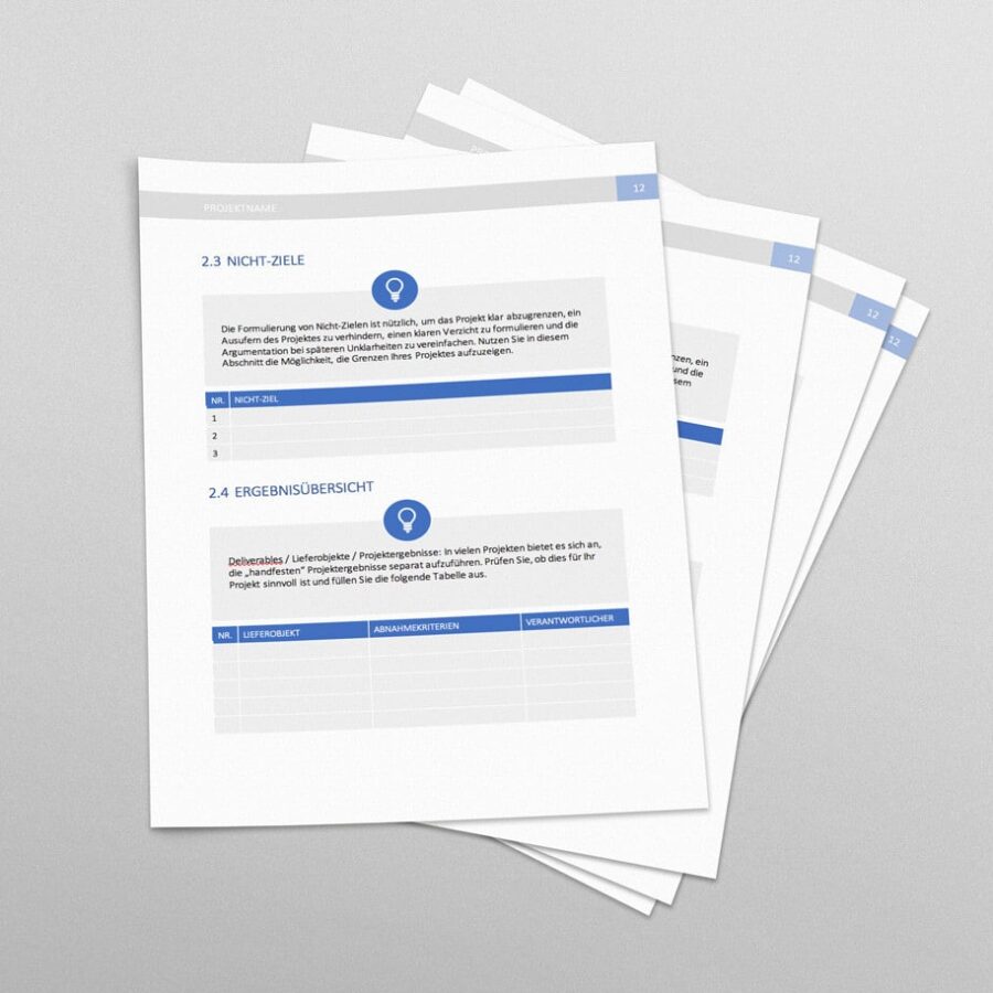 Step-by-Step-Guide Projektplan