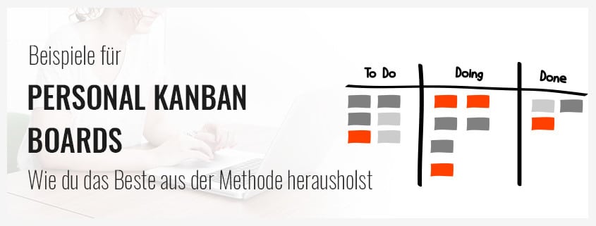 Artikel mit Beispielen für Personal Kanban Boards