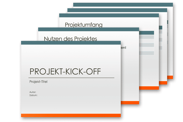 Kick Off Meeting Im Projekt Kostenlose Vorlage