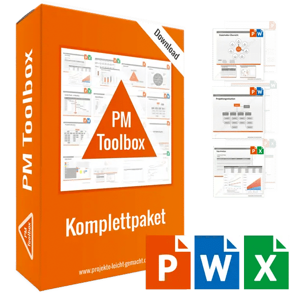 Projektmanagement-Vorlagen im Paket: Die PM-Toolbox