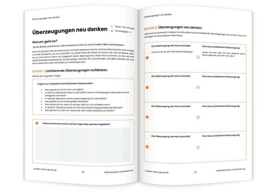 Toolkit Motivation und Ziele: Die besten Methoden für glasklare Ziele mit nachhaltiger Motivation – Bild 2
