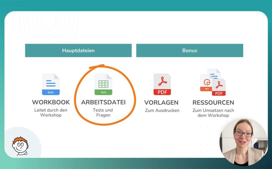 Praxis-Workshop Konzentriertes Arbeiten: Arbeitsdateien inklusive