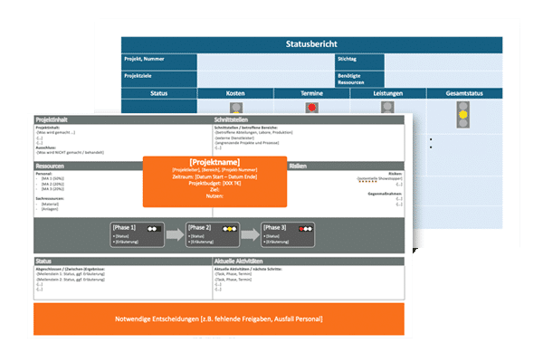 Vorlagen Statusbericht